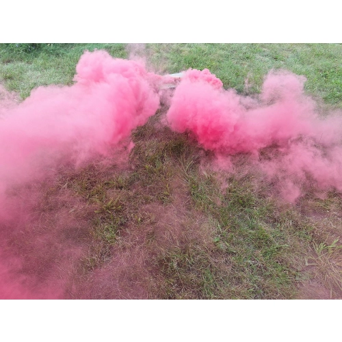 Świeca dymna P-RDG-2 MINI czerwona / ciemny róż