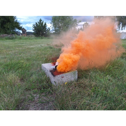 Świeca dymna P-RDG-2 MINI pomarańczowa