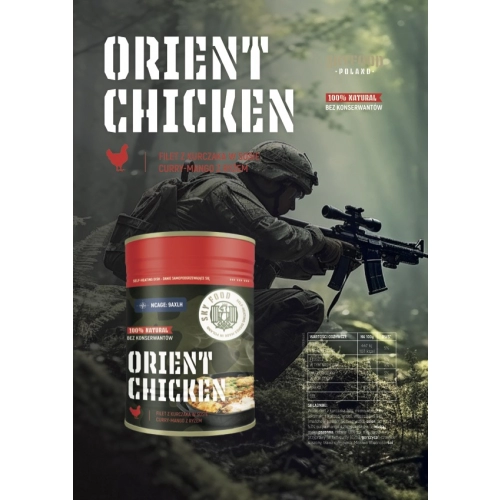 Danie samopodgrzewające SKY FOODS - Filet z kurczaka w sosie orientalnym 400g