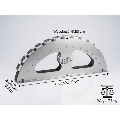 Stojak wachlarz PYROMOUNT PRO L13 do min dymnych / fontann scenicznych 60mm