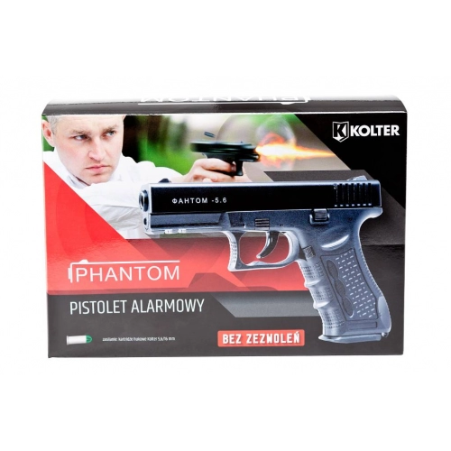 Pistolet hukowy PHANTOM 5.6 czarny kal. do 6 mm - wypożyczenie