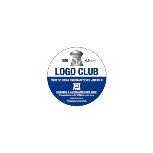 Śrut  Diabolo H&N LOGO CLUB 4,5mm / 500