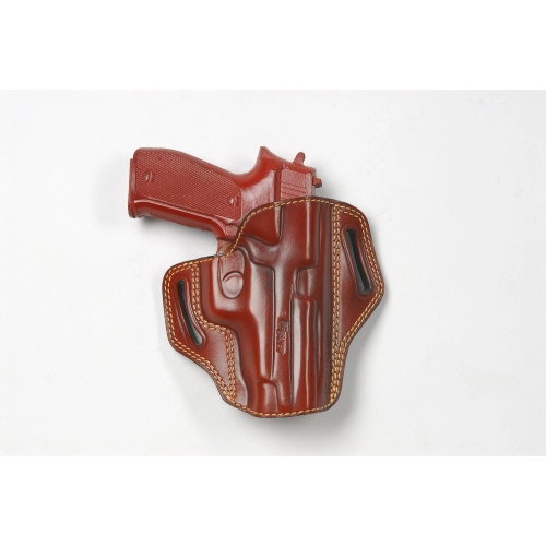 Kabura skórzana z mocowaniem motyl długi S7