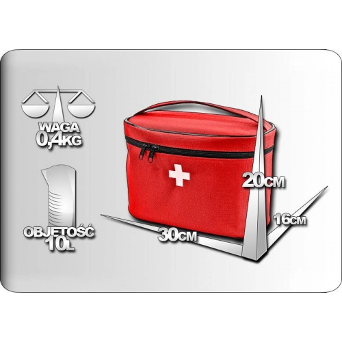 46. Kuferek medyczny TRM-46 czerwony
