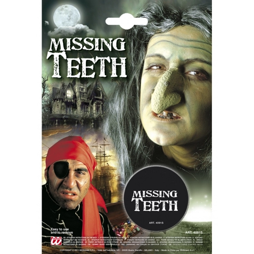 Charakteryzacja - brakujące zęby