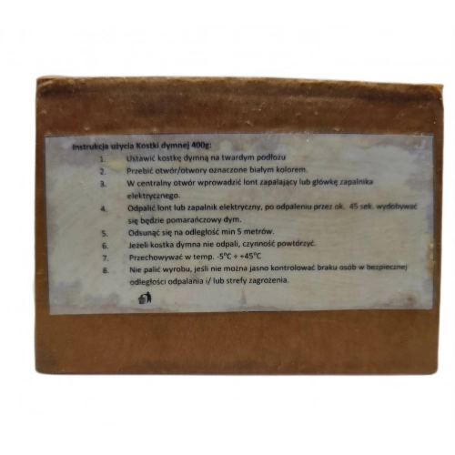 Wojskowa świeca dymna pomarańczowa W400 (TMD-44)