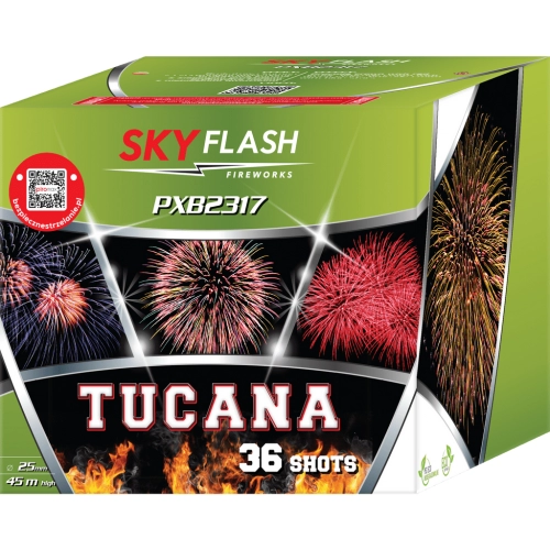 Bateria SKY FLASH TUCANA PXB2317 - 25mm / 36 strzałów
