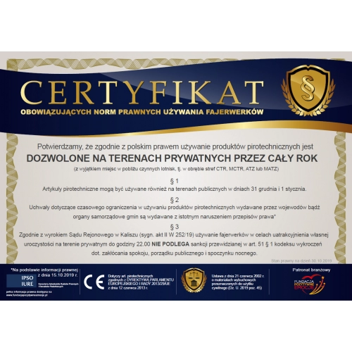 Bateria MAGNUM PXB3710 - 20 strzałów / 50mm