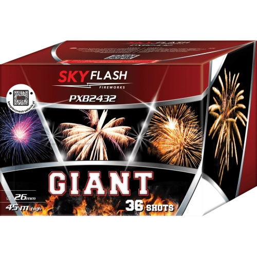 Bateria SKY FLASH GIANT PXB2432 - 36 strzałów / 26mm