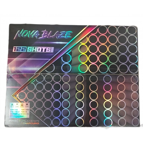 Zestaw baterii połączonych NOVA BLAZE - 122 strzałów / 25-30mm