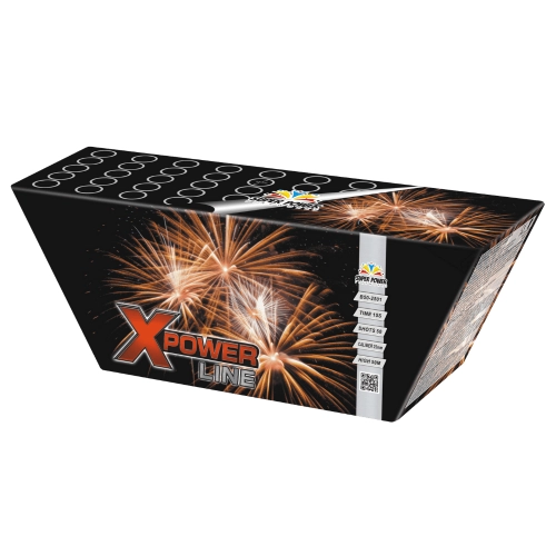 Wyrzutnia kątowa X POWER LINE - 50 strzałów / 25mm