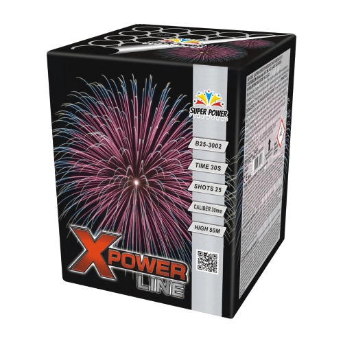 Wyrzutnia X POWER LINE 25 - 25 strzałów / 30mm