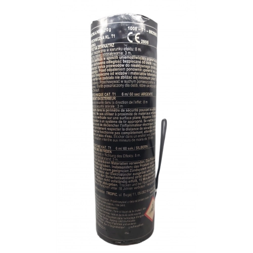 Fontanna sceniczna srebrna F5S60 - 60 s / 5 m