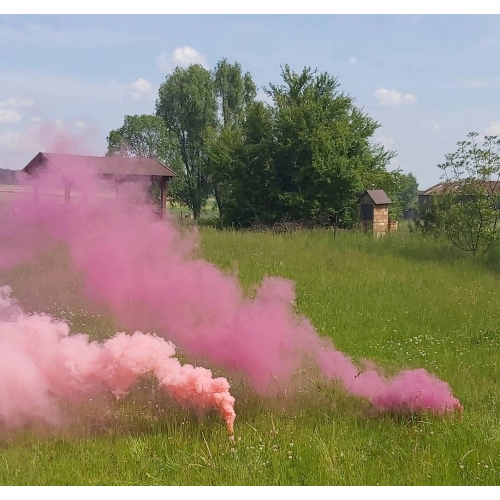 jasny róż + ciemny róż